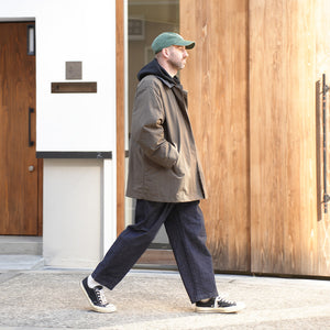 NYLON OX BAL COLLAR HALF COAT