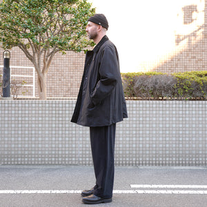 NYLON OX BAL COLLAR HALF COAT