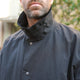 NYLON OX BAL COLLAR HALF COAT