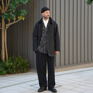 NYLON OX BAL COLLAR HALF COAT