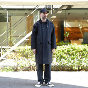 NYLON OX BAL COLLAR COAT – MANUAL ALPHABET ONLINE STORE