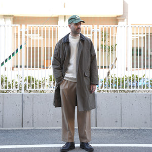 NYLON OX BAL COLLAR COAT – MANUAL ALPHABET ONLINE STORE