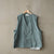 WRINKLE WASHER POPLIN VEST
