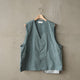 WRINKLE WASHER POPLIN VEST