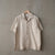 ORGANIC W-GAUZE OPEN COLLAR S/S SHT