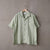 ORGANIC W-GAUZE OPEN COLLAR S/S SHT
