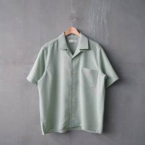 EVALET MESH OPEN COLLAR S/S SHT