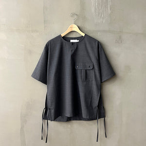 T/W HENLEY NECK PULL-OVER SHT（再入荷）