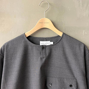 T/W HENLEY NECK PULL-OVER SHT（再入荷）