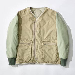 NANGA×MANUAL ALPHABET CMR REVERSE DOWN JACKET