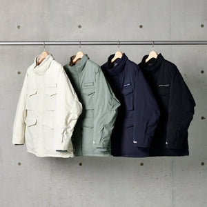 MANUAL ALPHABET×NANGA  FIELD DOWN JACKET