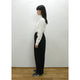 BRUSHED SWEAT TUCK WIDE PANT