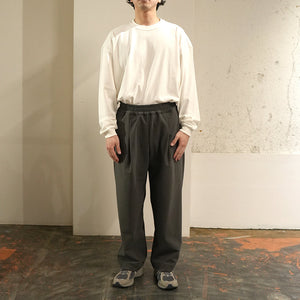 THERMO JERSEY TUCK WIDE PANT