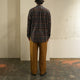 BRUSHED CHECK LOOSE FIT B/C SHT