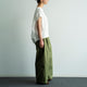 VINTAGE TWILL TWO TUCK WIDE PANTS【MANON】
