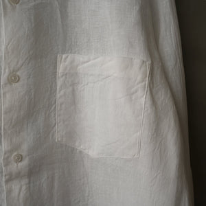 WRINKLE LINEN LOOSE FIT B/C SHT