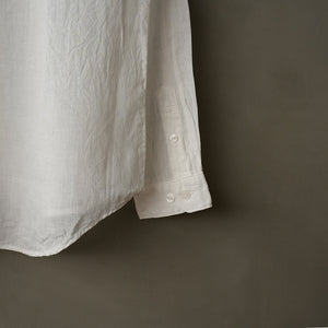 WRINKLE LINEN LOOSE FIT B/C SHT