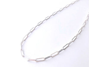 esperanto RECTANGLE LINK NECKLACE