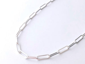 esperanto RECTANGLE LINK NECKLACE