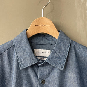 CHAMBRAY LOOSE FIT R/C SHT