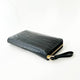 esperant Crocodile Leather Round zip WALLET