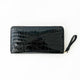 esperant Crocodile Leather Round zip WALLET