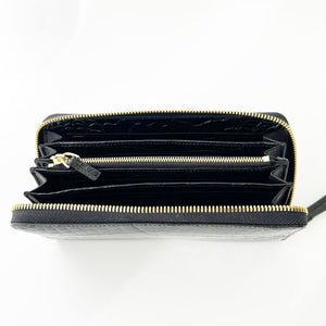 esperant Crocodile Leather Round zip WALLET