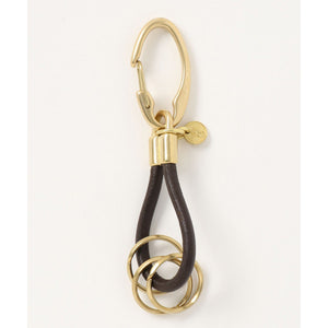esperanto KARABINER&LEATHER KEY HOLDER