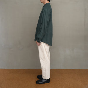 WRINKLE LINEN LOOSE FIT R/C SHT