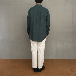 WRINKLE LINEN LOOSE FIT R/C SHT
