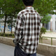 TWILL CHECK LOOSE FIT R/C SHT