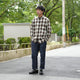 TWILL CHECK LOOSE FIT R/C SHT