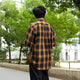 TWILL CHECK LOOSE FIT B/C SHT