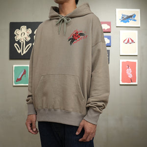 Lee Izumida×MANUAL ALPHABET BIG SWEAT PARKA