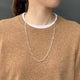 esperanto OVAL CHAIN NECKLACE