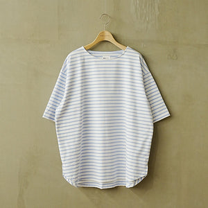 BOATNECK BORDER ROUND SS TEE