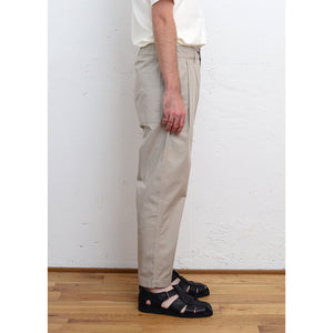 HIGH COUNT BURBERRY TAPERED PANTS　