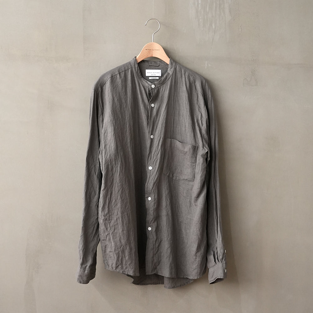 WRINKLE LINEN LOOSE FIT B/C SHT – MANUAL ALPHABET ONLINE STORE