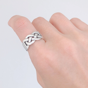 esperanto Celtic knot Ring